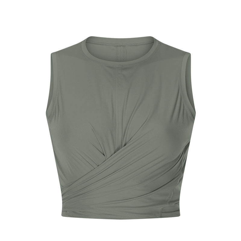 Yoga Vest Women'S Solid Color