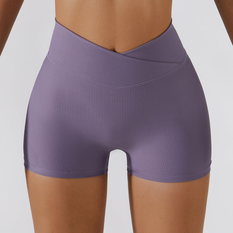 New Anti-Glare Yoga Shorts Stretch