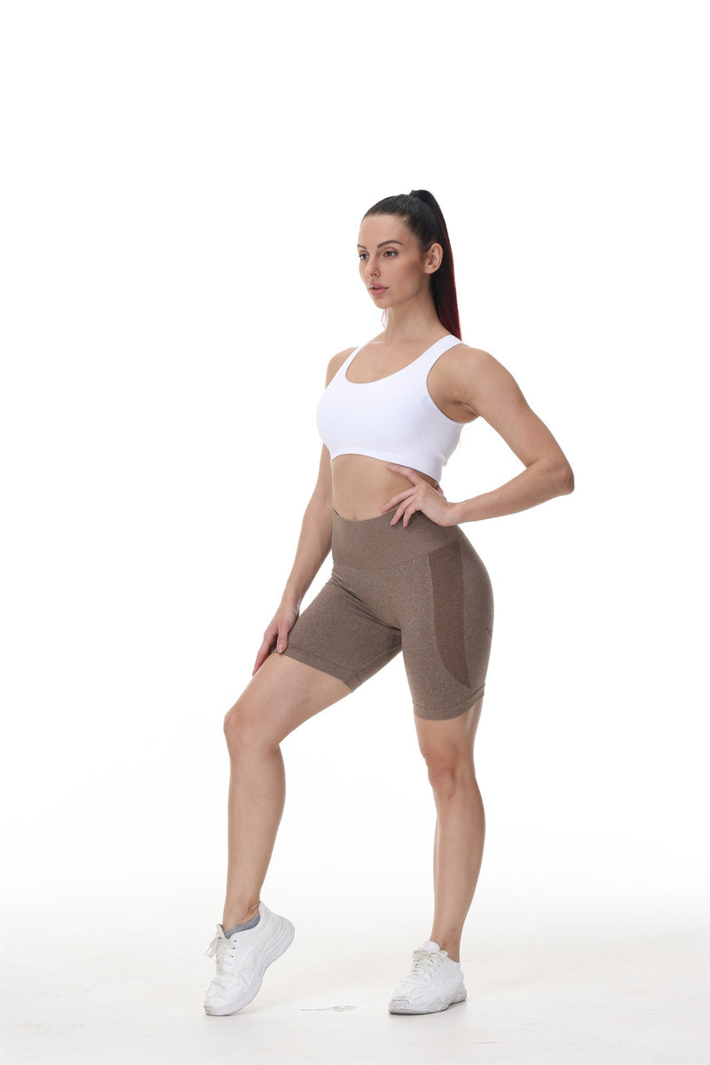 Hip Pants Side Crescent Fitness Shorts