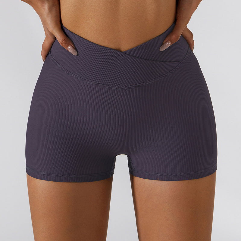 New Anti-Glare Yoga Shorts Stretch