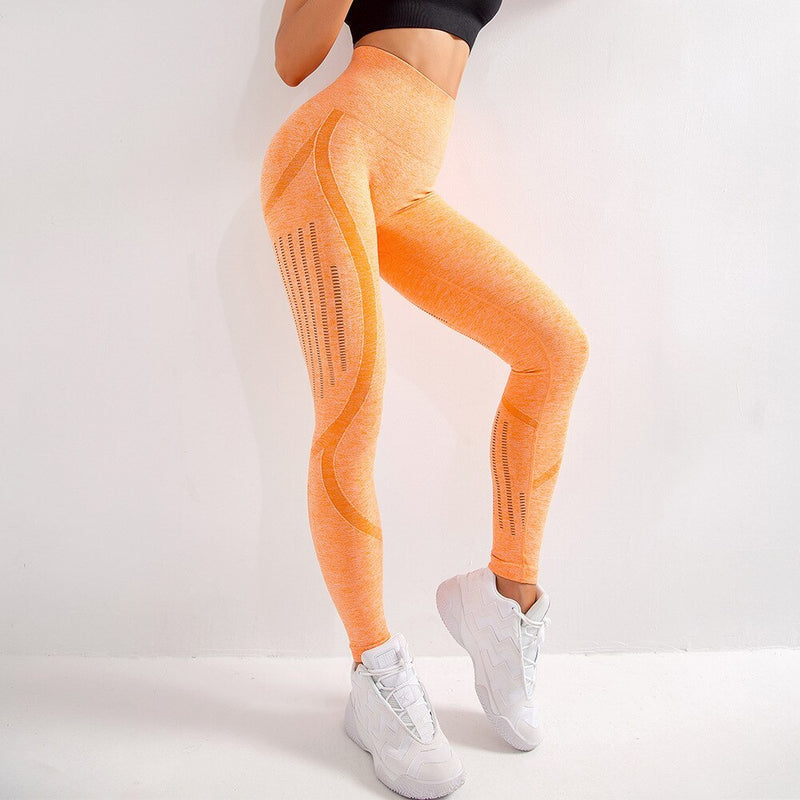 Leggings Sport Women, Seamless High Waist Push Up Athletic