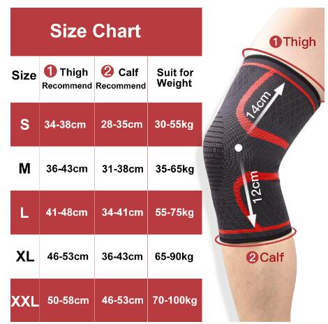 1PC New Band Removable Pressurized Knee