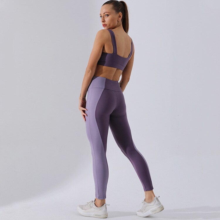 Leggings Anti Cellulite Tops Womens 2 Piece Set