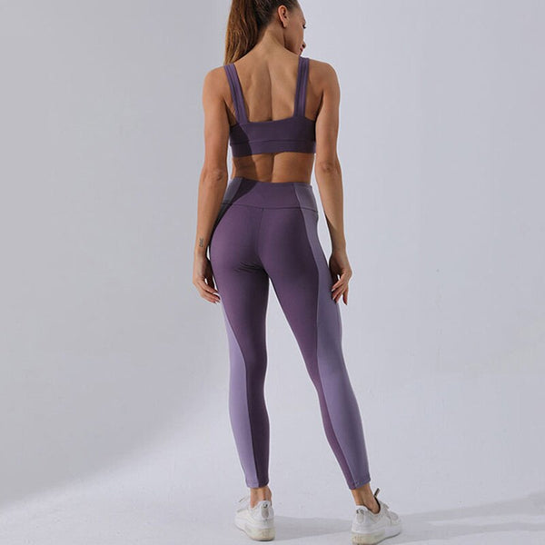 Leggings Anti Cellulite Tops Womens 2 Piece Set