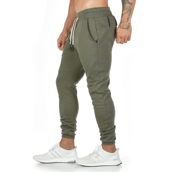 Men's slim running training pants