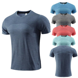 Men's short sleeved sports T-shirt, quick drying clothes