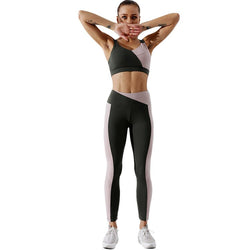 Leggings Anti Cellulite Tops Womens 2 Piece Set