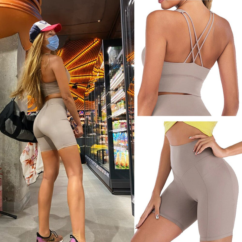 Yoga Set Short Women Fitness Set Yoga Outfit For Women