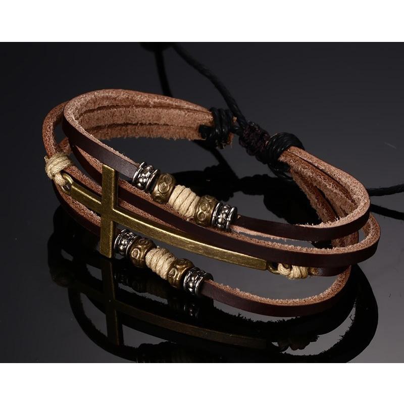 Leather Bracelets & For Women and Men