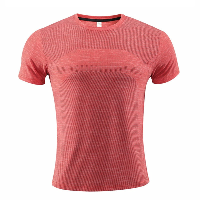 Men's short sleeved sports T-shirt, quick drying clothes