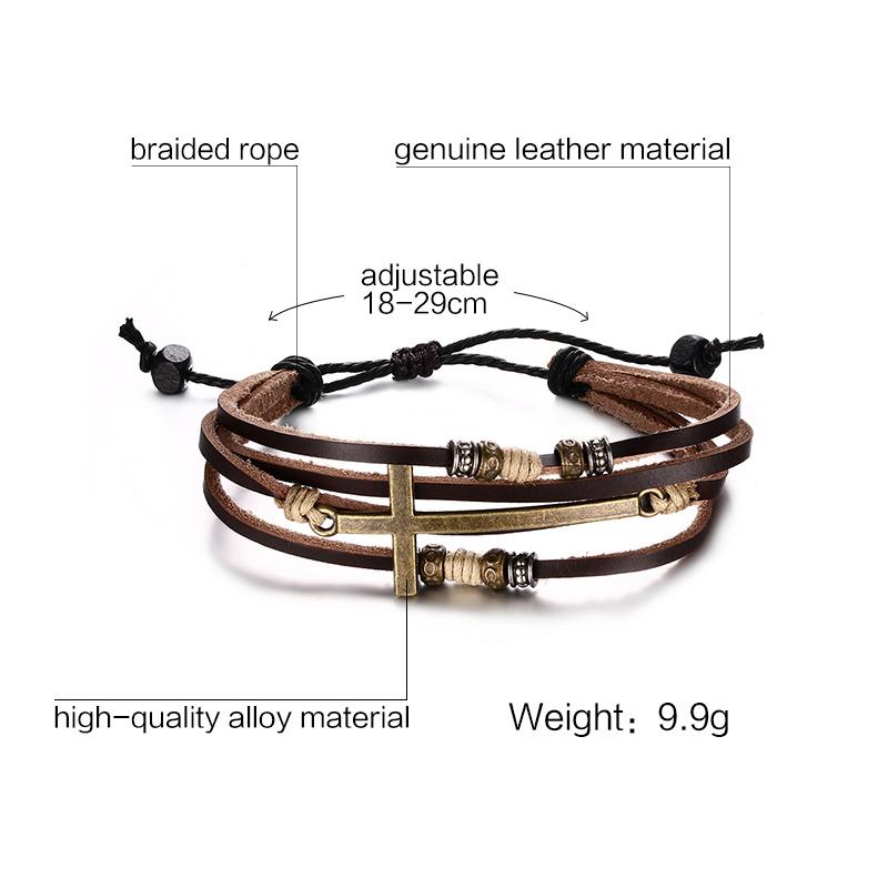 Leather Bracelets & For Women and Men