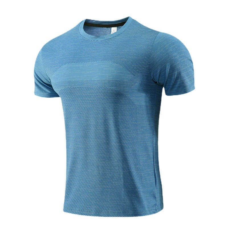 Men's short sleeved sports T-shirt, quick drying clothes