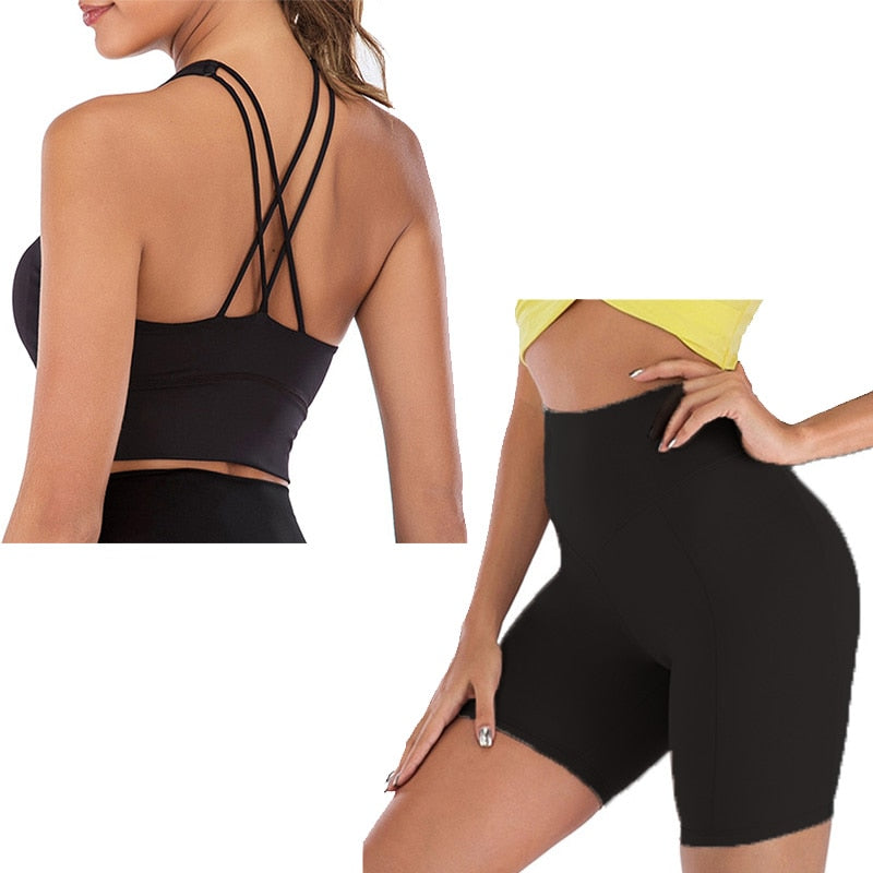 Yoga Set Short Women Fitness Set Yoga Outfit For Women