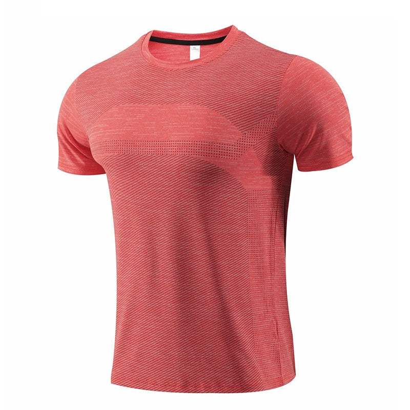 Men's short sleeved sports T-shirt, quick drying clothes